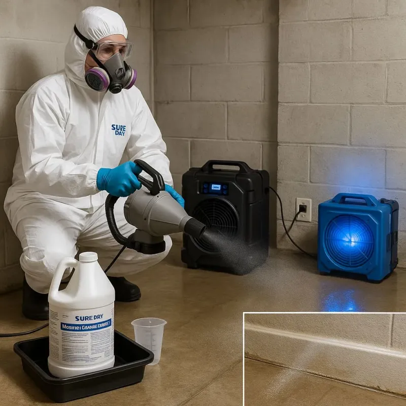 Sanitization and Odor Removal process in West Long Branch, NJ