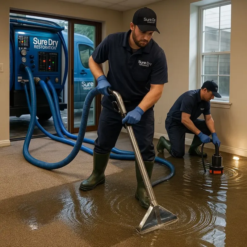 Water Extraction and Removal process in West Long Branch, NJ